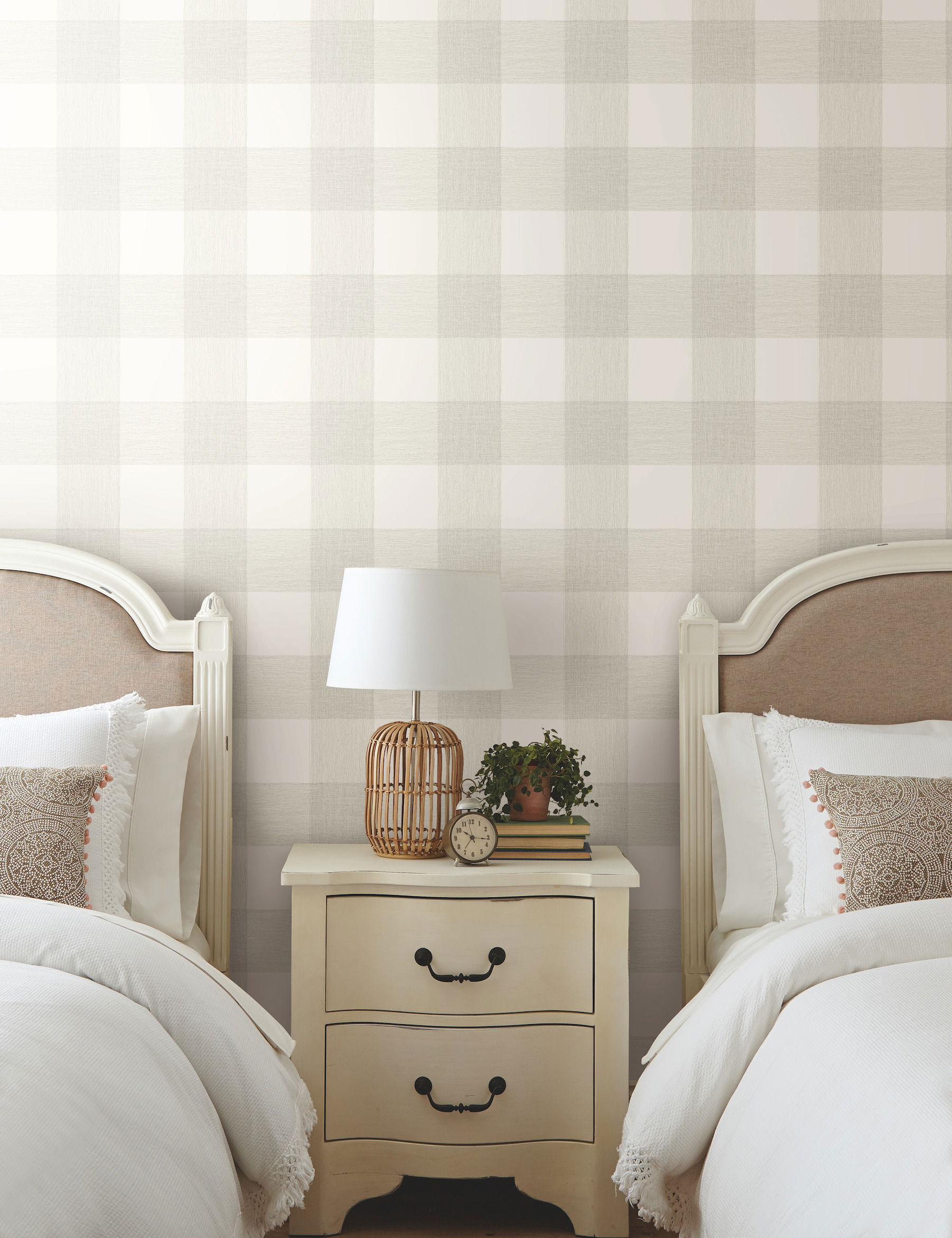 Magnolia Home Common Thread Green Peel & Stick Wallpaper large image 