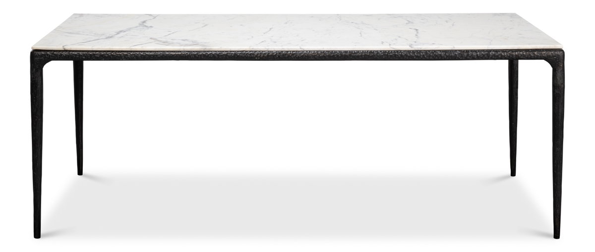 Dakor Dining Table, by Sarreid, 3' length x 6'10" width x 2'6" height View 2