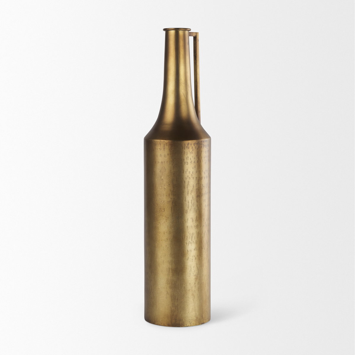 Aubrey  Large 24.0H Gold Iron Jug Vase, Decorative Jar by Mercana, 5.5" length x 5.5" width x 24" height View 5