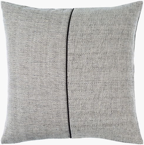 Stitched Linen Accent Pillow