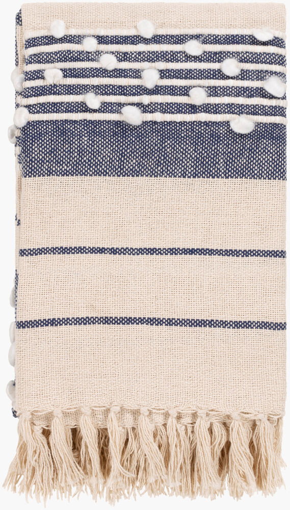 Yemaya Throw, Blankets & Throw by Surya, 60" length x 50" width
