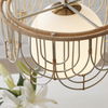 Arches 1 Light Rattan Pendant thumbnail 2