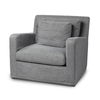 Denly III 38 X 38.25 X 34.5 Castlerock Gray Slipcover Upholstered Arm Chair, Accent Chair by Mercana, 38" length x 38.25" width x 34.5" height thumbnail 1