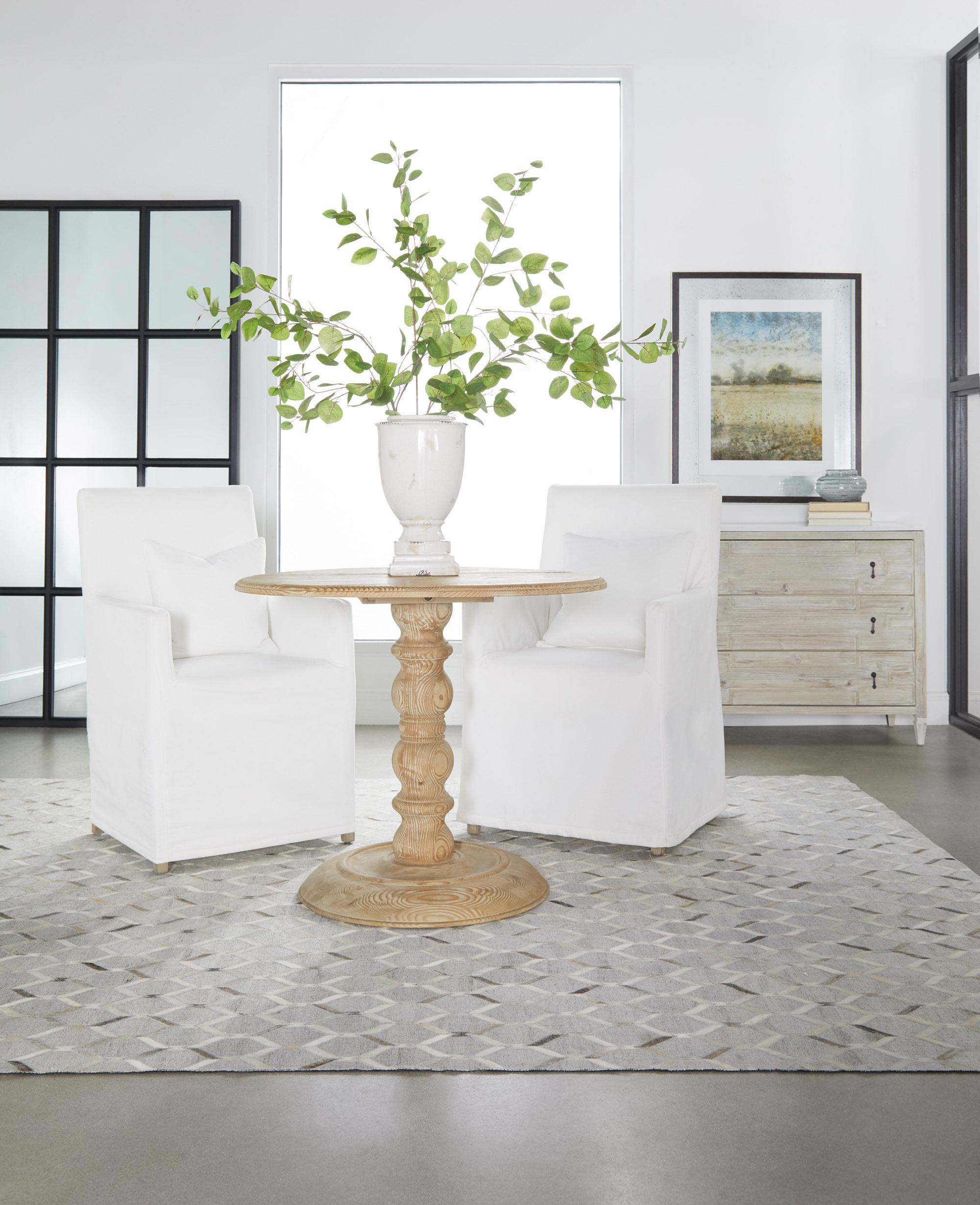 Chelsea 36' Round Dining Table, by Essentials for Living, 35.5" width x 30" height x 35.5" depth View 17