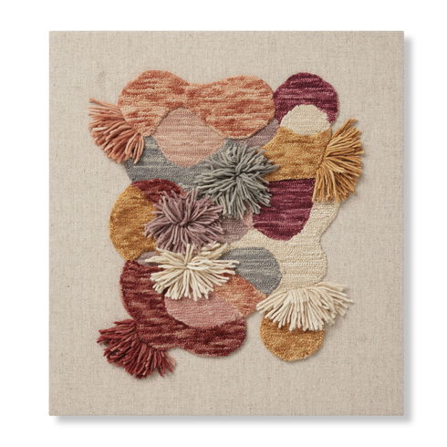 Loloi Abstract - Berry Wall Art