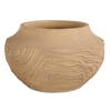Sandstone Flow Small Terracotta Vase, by Uttermost, 12" width x 7" height x 12" depth thumbnail 1