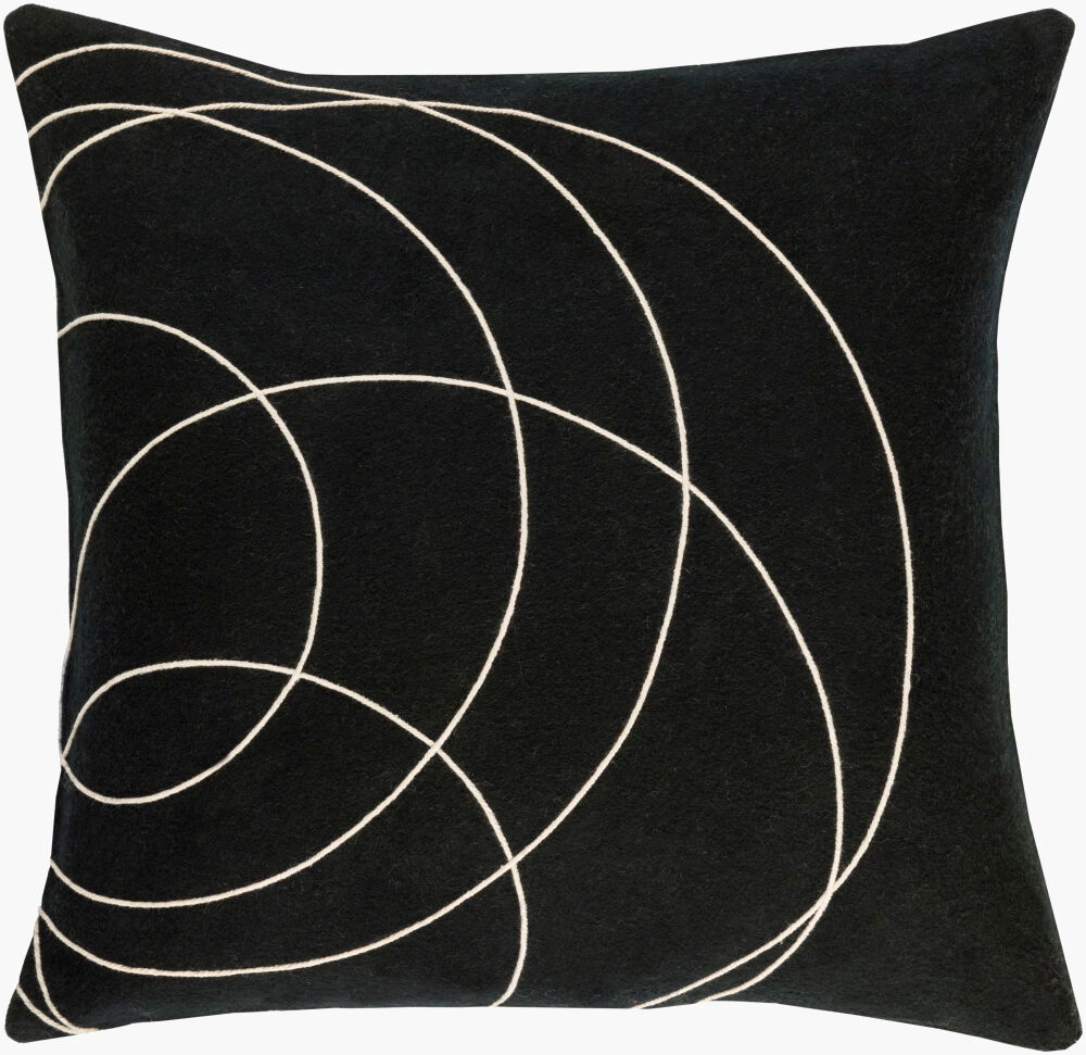 Solid Bold Accent Pillow, Decorative Pillow by Surya, 22" length x 22" width