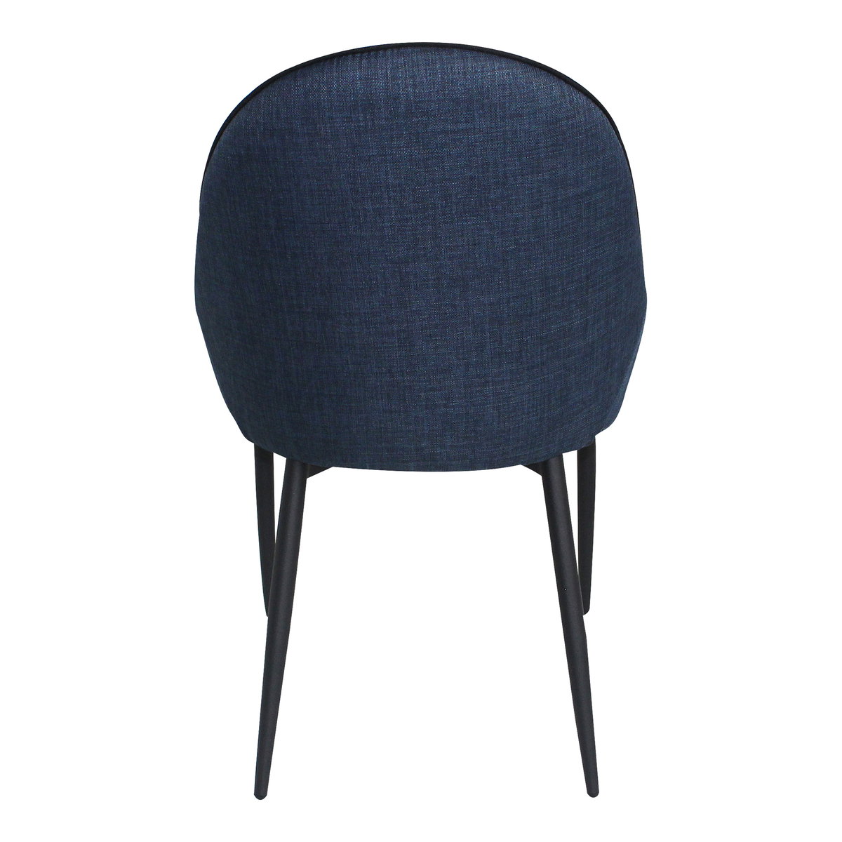Lapis Dining Chair Dark Blue - Set Of Two, by Moe's Home, 21.5" width x 33.5" height x 24" depth View 7