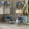 Haider Gray Accent Chair 1 Haider Gray Accent Chair thumbnail 1