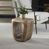 Loophole Bleached Wash Accent Stool, Ottoman by Uttermost, 16" width x 18" height x 14" depth thumbnail 7