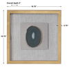 Keeva Agate Stone Shadow Box, Sculptural Wall Art by Uttermost, 19.75" width x 19.75" height x 2" depth thumbnail 3