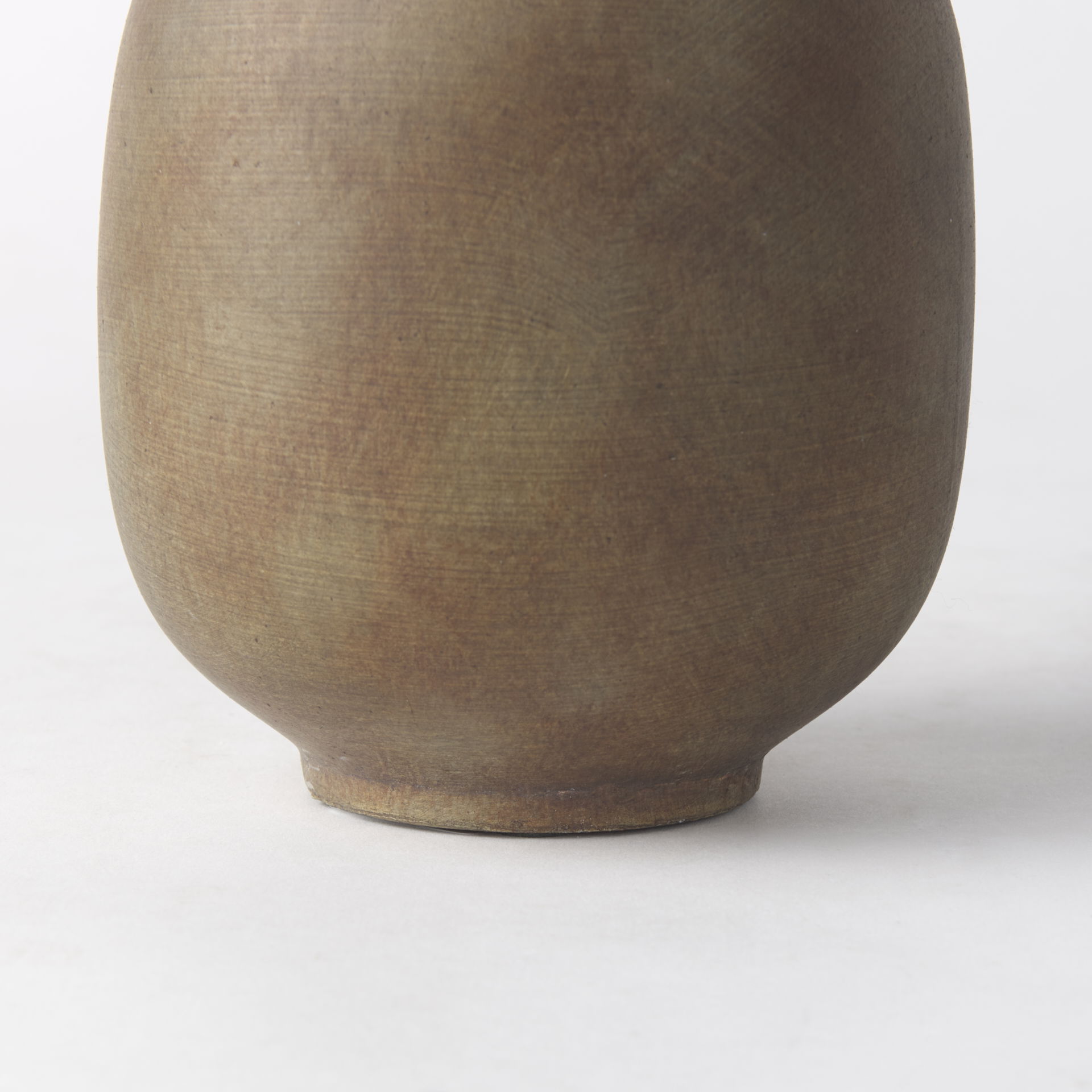 Rylee 7.7H Medium Brown Ceramic Vase large image 