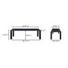 Post Large Dining Table Black thumbnail 7