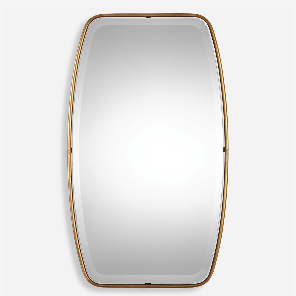 Canillo Antiqued Gold Mirror, by Uttermost, 21" width x 36.12" height x 0.75" depth View 1