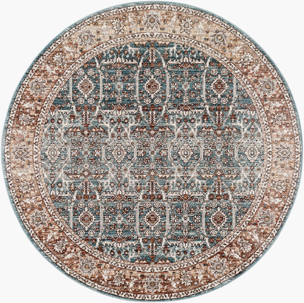 Carlisle Machine Woven Rug, by Surya, 5'3" length x 5'3" width