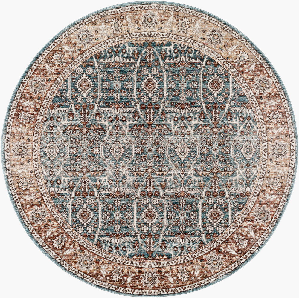 Carlisle Machine Woven Rug, by Surya, 5'3" length x 5'3" width