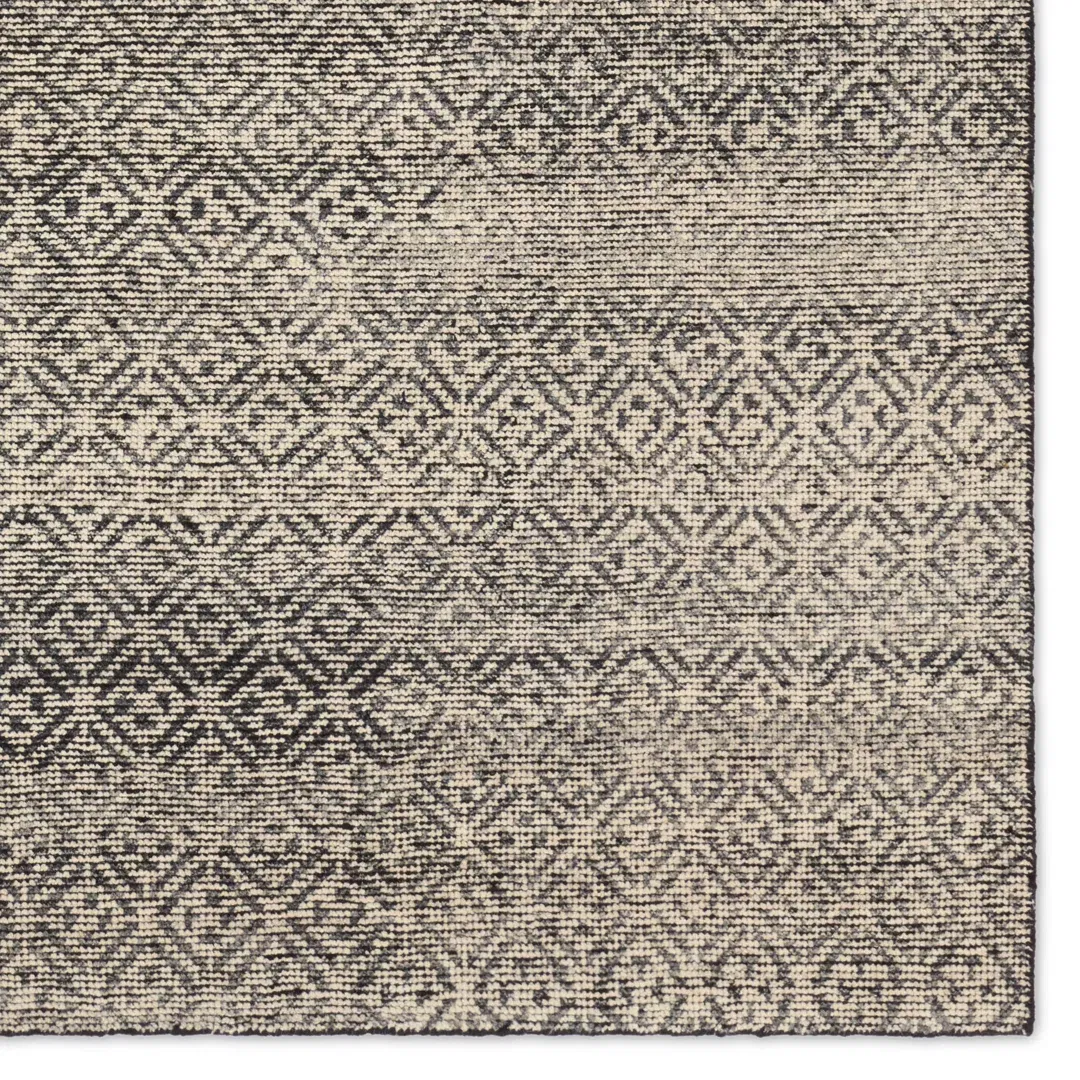 Jaipur Living Akello RIZ12 Handknotted Trellis Tan and Cream Area Rug (10'x14') large image 