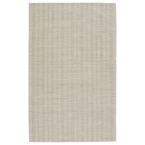 Marietta Handmade Striped Light Gray/ Light Green Area Rug (9