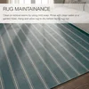 Memento Handmade Indoor/Outdoor Striped Slate/ Ivory, Rug by Jaipur Living, 8' width x 10' height x 0.25" depth thumbnail 7