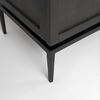 Divina Black-Brown Wood with White Marble Top and Black Metal Base Sideboard thumbnail 14
