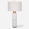 Ruse Whitewashed Table Lamp thumbnail 0