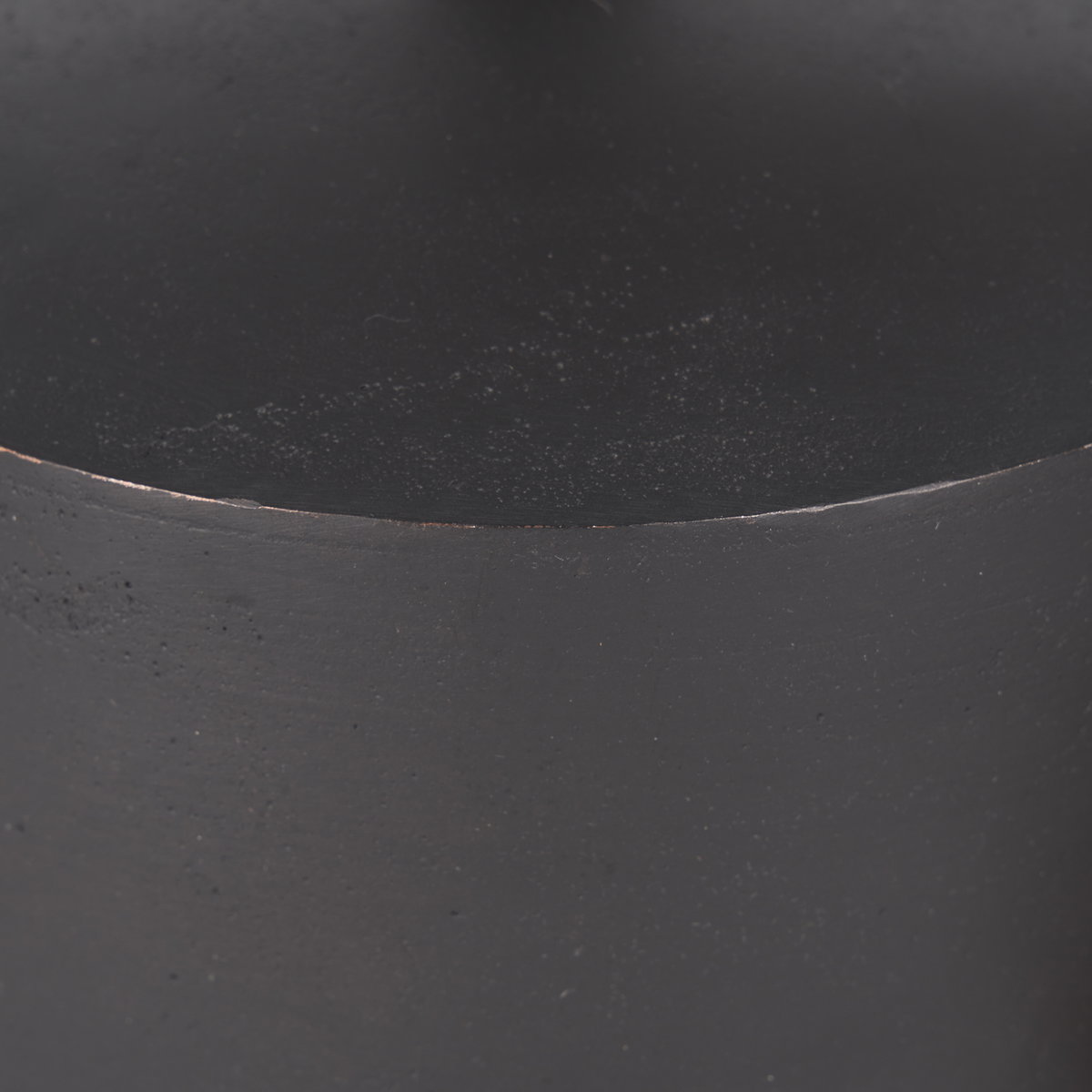 Quincy Large Matte Black Metal Decorative Bell Object, Decorative Object by Mercana, 7" length x 7" width x 7.75" height View 9