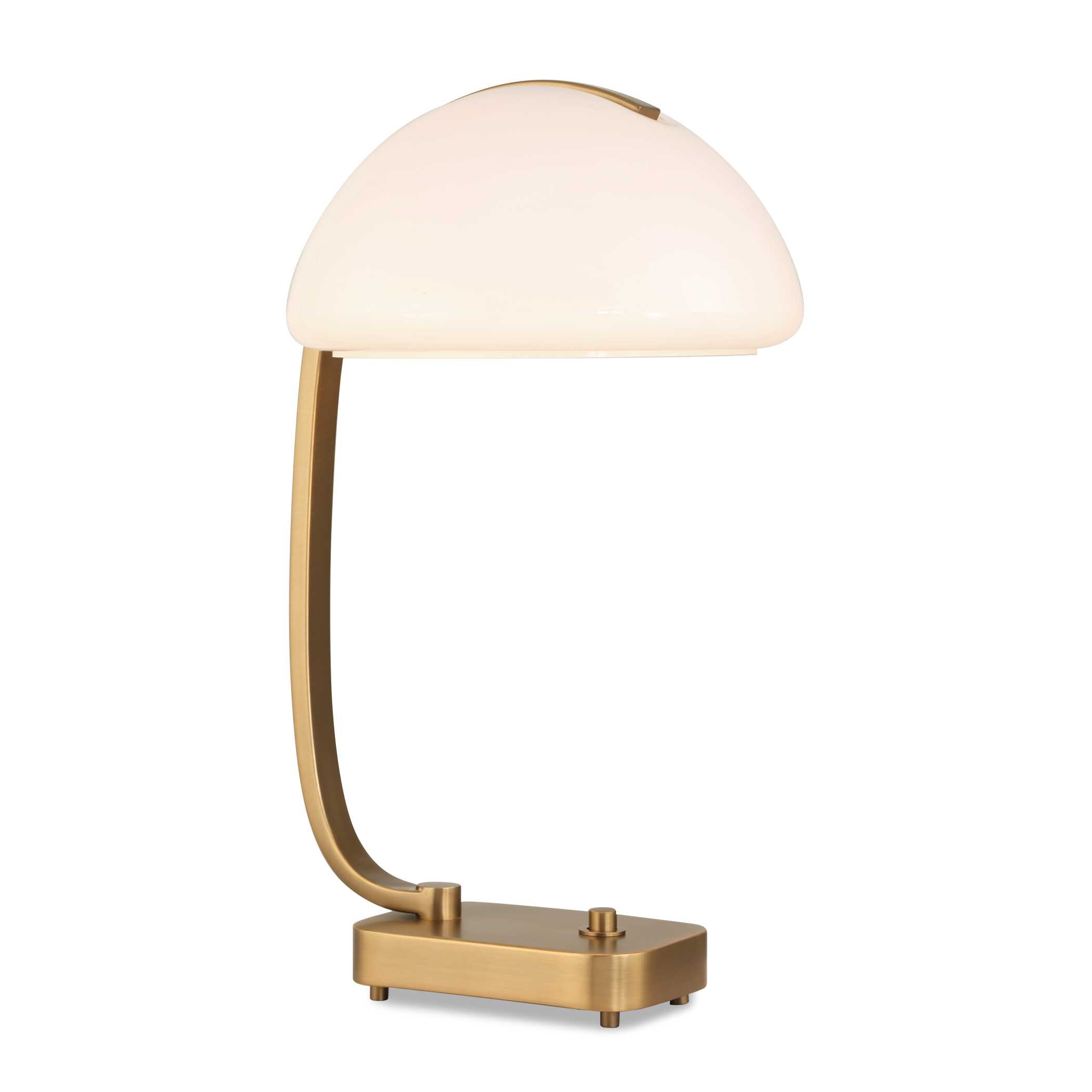 Bend The Rules Brass Desk Lamp, by Uttermost, 11" width x 19.5" height x 11" depth View 1