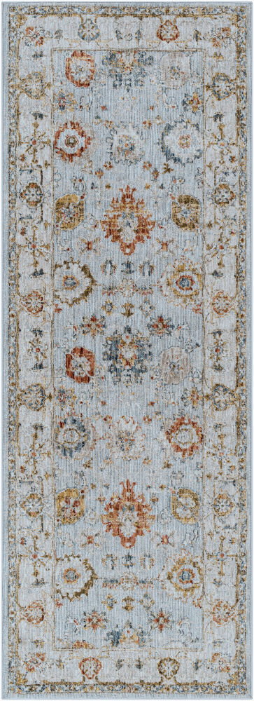 Reina Machine Woven Rug, by Surya, 7'2.61" length x 2'7.5" width