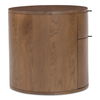 Theo Two Drawer Nightstand Brown, by Moe's Home, 19" width x 18.5" height x 19" depth thumbnail 3