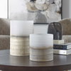 Ombra Modern Vases Set/2, by Uttermost, 9.1" width x 12.8" height x 9.1" depth thumbnail 3
