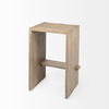 Aida 26' Seat Height Light Brown Wood Counter Stool thumbnail 5