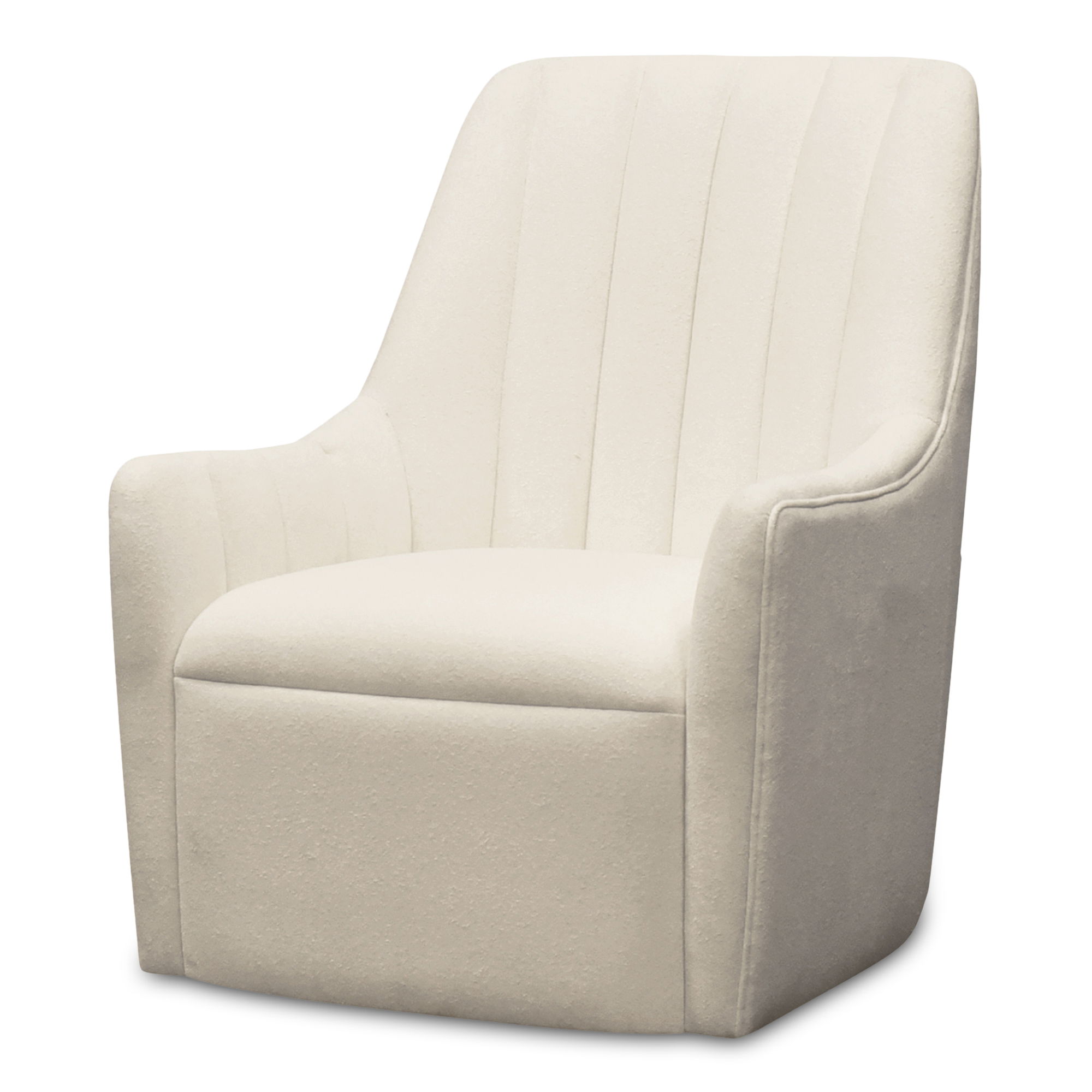Bowie Swivel Chair White large image 