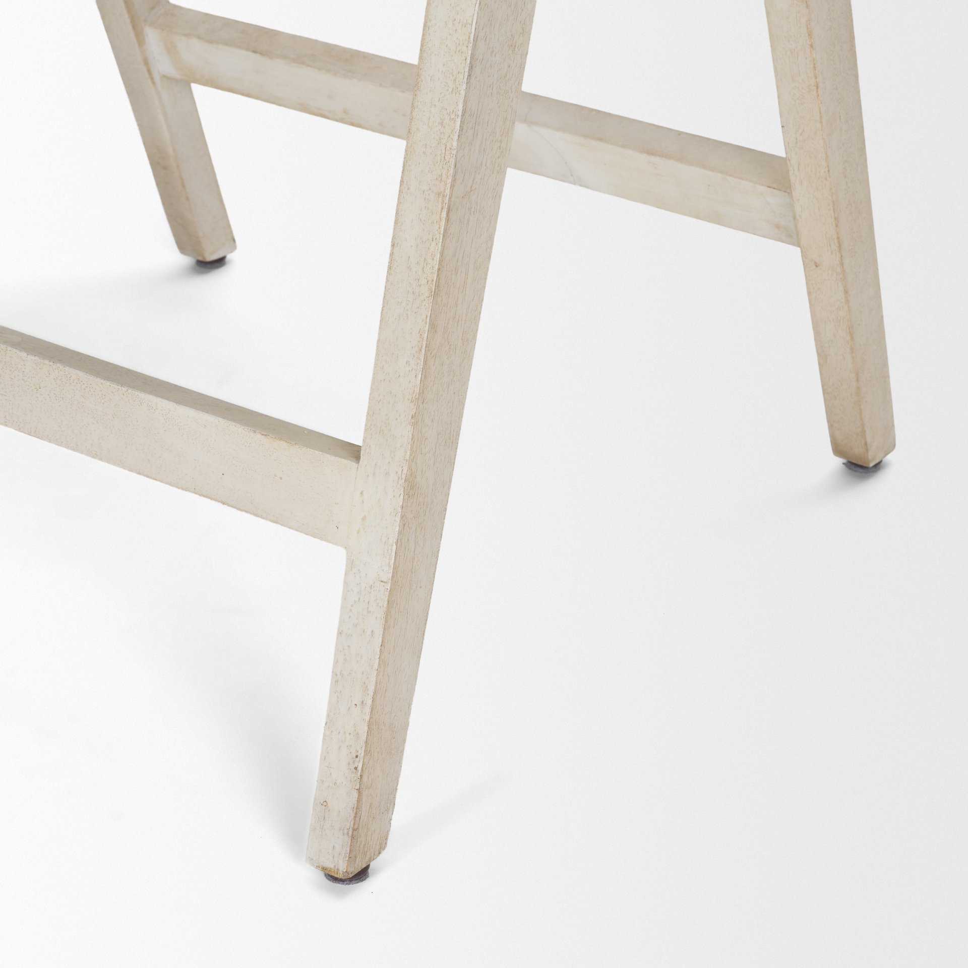 Tabitha 26.75' Seat Height Beige Fabric/Rattan Seat Blonde Wood Frame Counter Stool, Counter & Bar Stool by Mercana, 23.25" length x 22" width x 36.75" height View 11