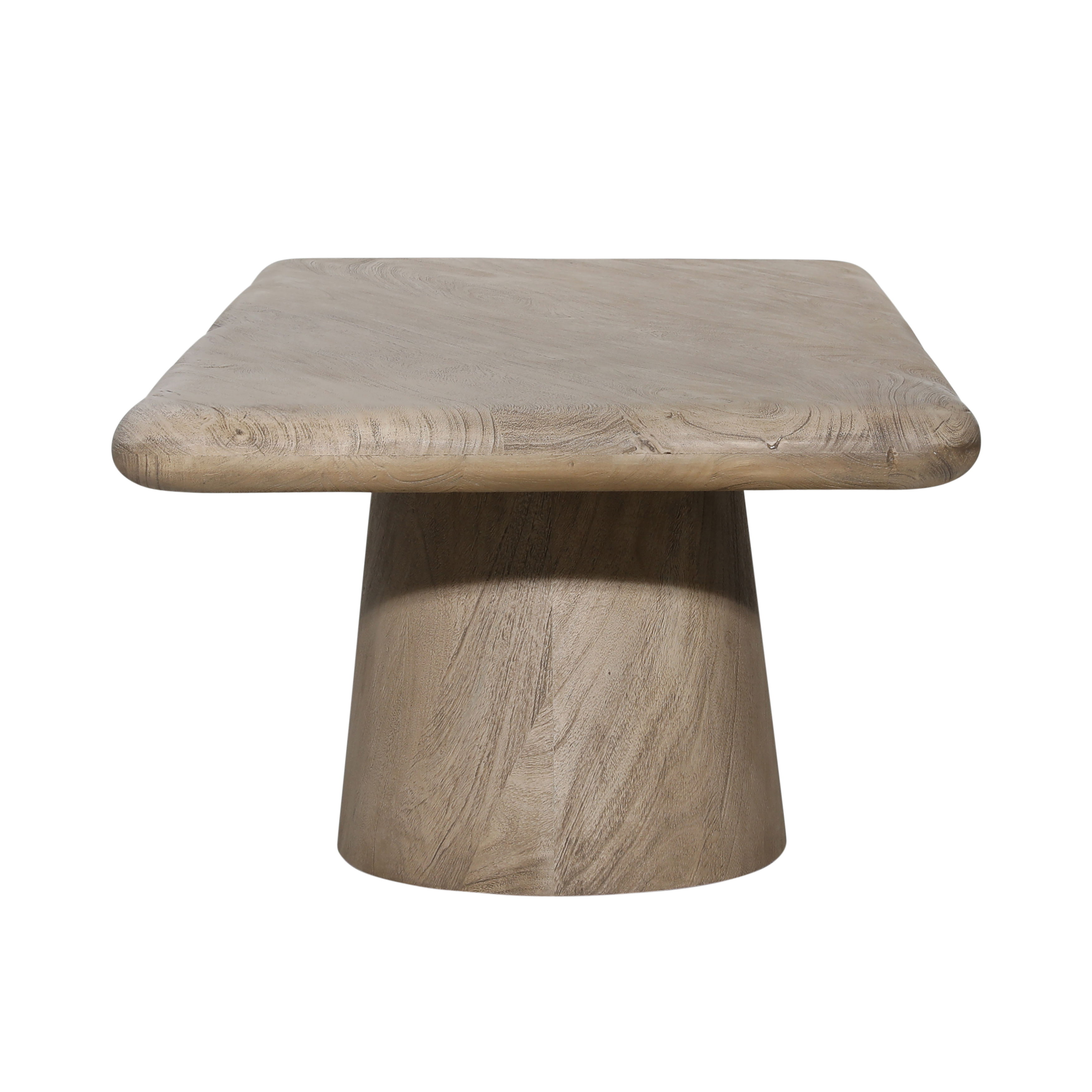 Marci Coffee Table Weathered Natural, by Dovetail, 58" width x 17.5" height x 27" depth View 3