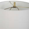 Helena Slender White Table Lamp, by Uttermost, 14" width x 36" height x 14" depth thumbnail 7