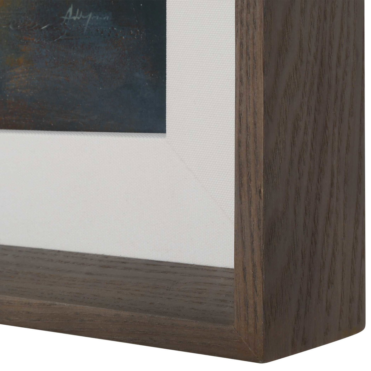Blue Reverie Framed Abstract Lake Print, by Uttermost, 3'5.25" width x 2'11.25" height x 2.5" depth View 8