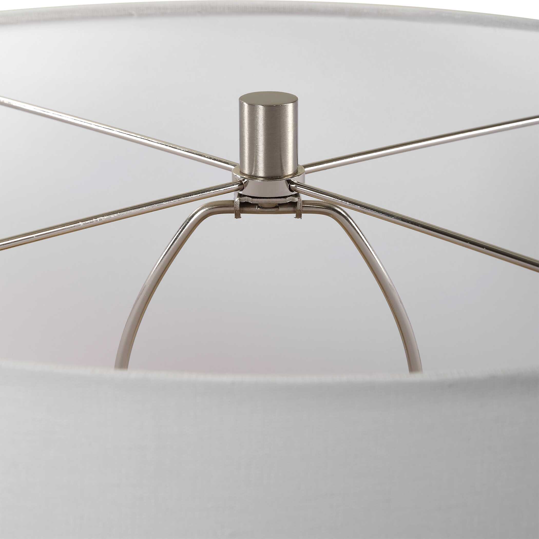 Dribble White Glaze Table Lamp large image 