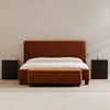 Ichigo Storage Bench Deep Orange, Benche by Moe's Home, 59" width x 18" height x 20" depth thumbnail 11