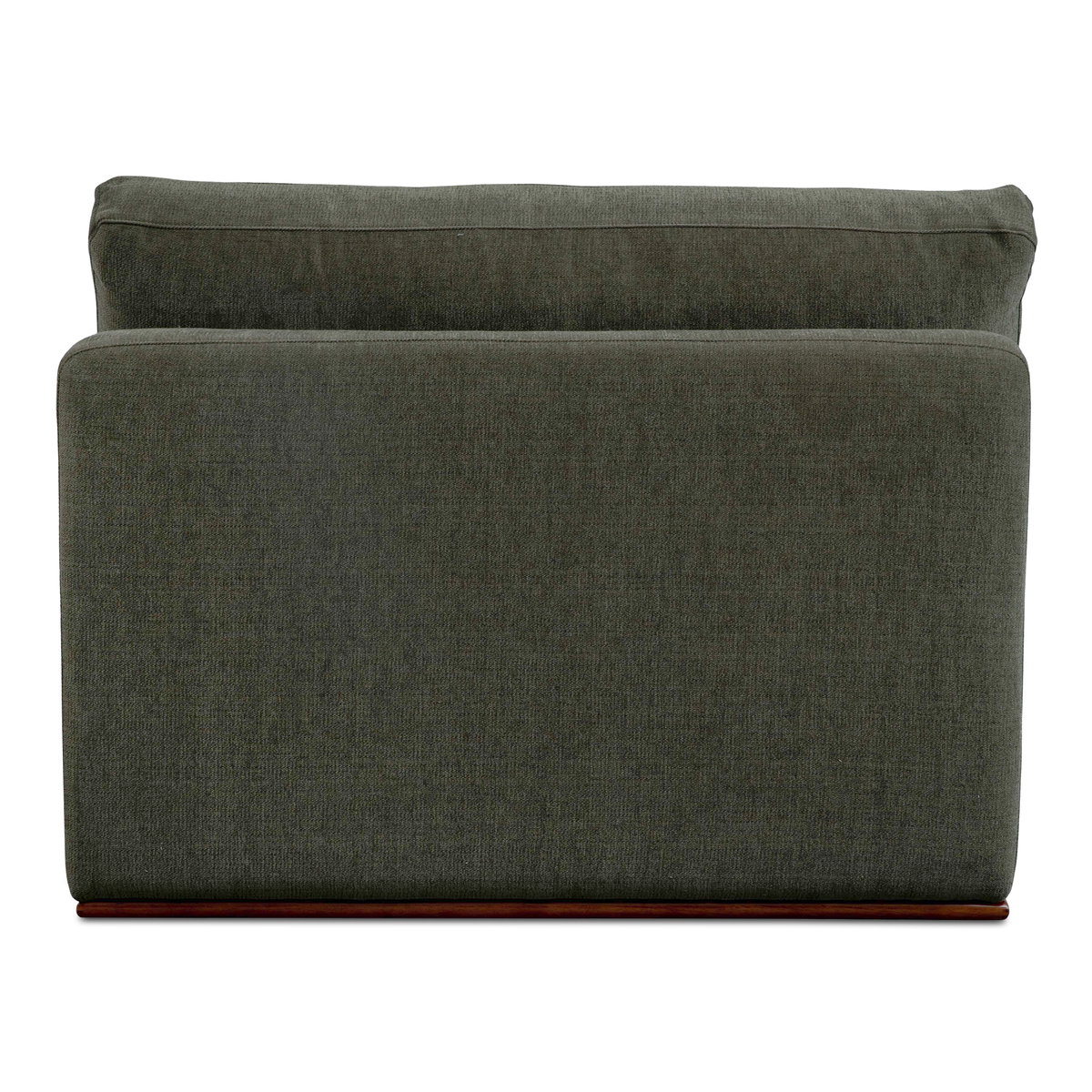 Rue Slipper Chair Deep Green, Accent Chair by Moe's Home, 41" width x 23.6" height x 41" depth View 4