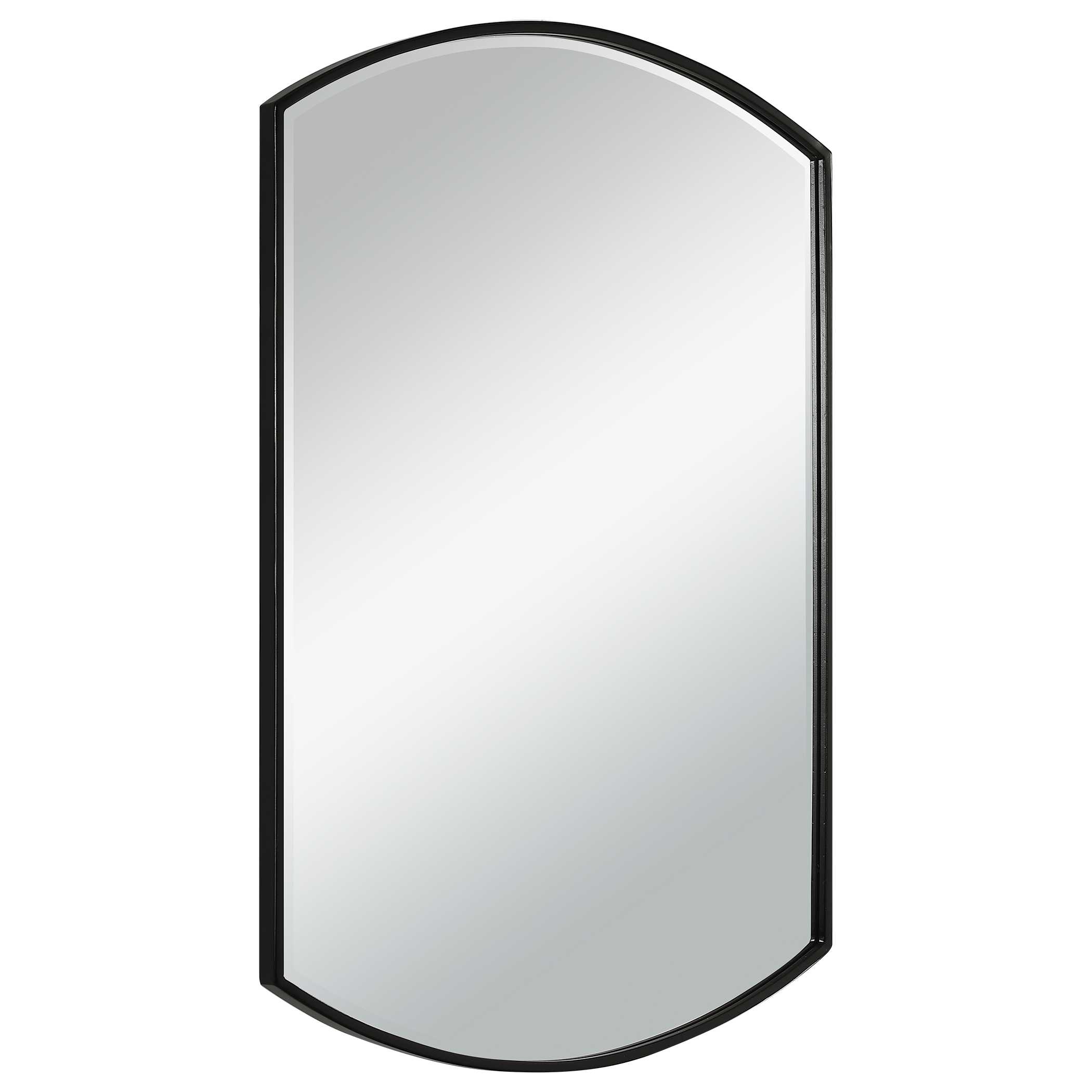 Shield Shaped Iron Mirror, by Uttermost, 24" width x 38" height x 1" depth View 5
