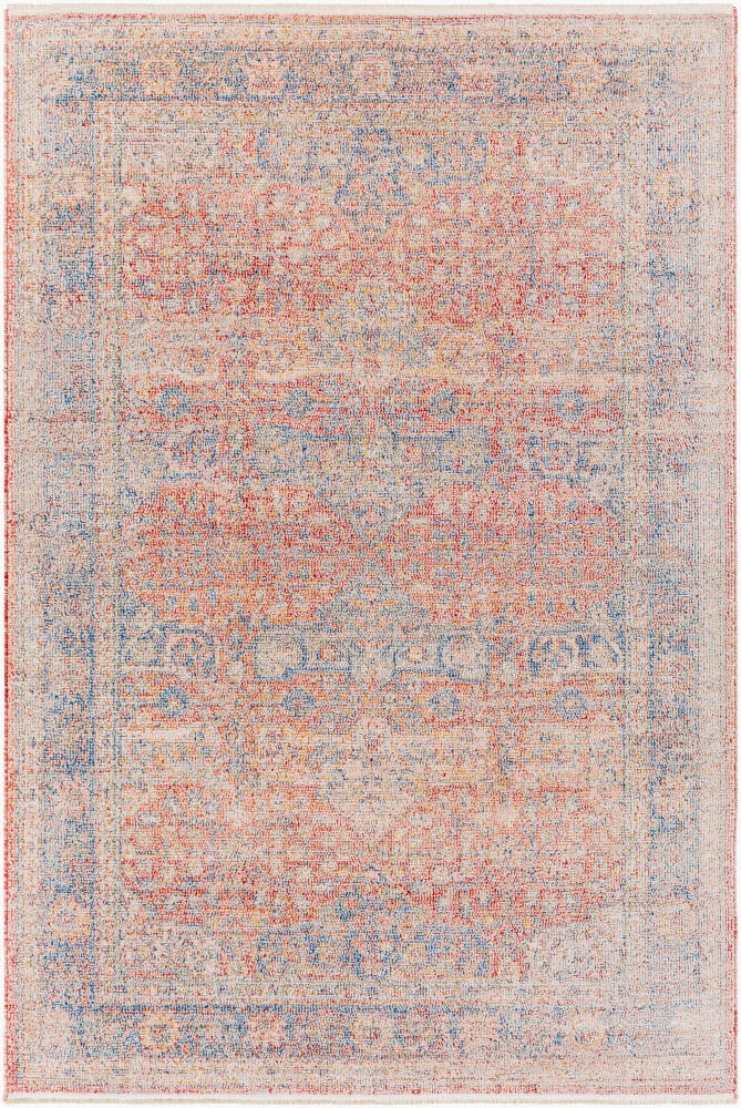Subtle Machine Woven Rug, by Surya, 1'3.75" length x 1'3.75" width