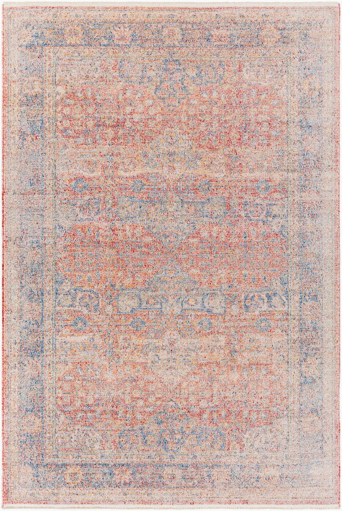 Subtle Machine Woven Rug, by Surya, 6'11.86" length x 5'2.99" width