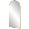 Crosley Antique Brass Arch Mirror thumbnail 4