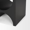 Sobi Matte Black Square Metal Side Table, Side & End Table by Mercana, 17" length x 17" width x 22" height thumbnail 8
