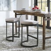 Ivanna Black Iron Counter Stool, Counter & Bar Stool by Uttermost, 18" width x 26" height x 14.5" depth thumbnail 7