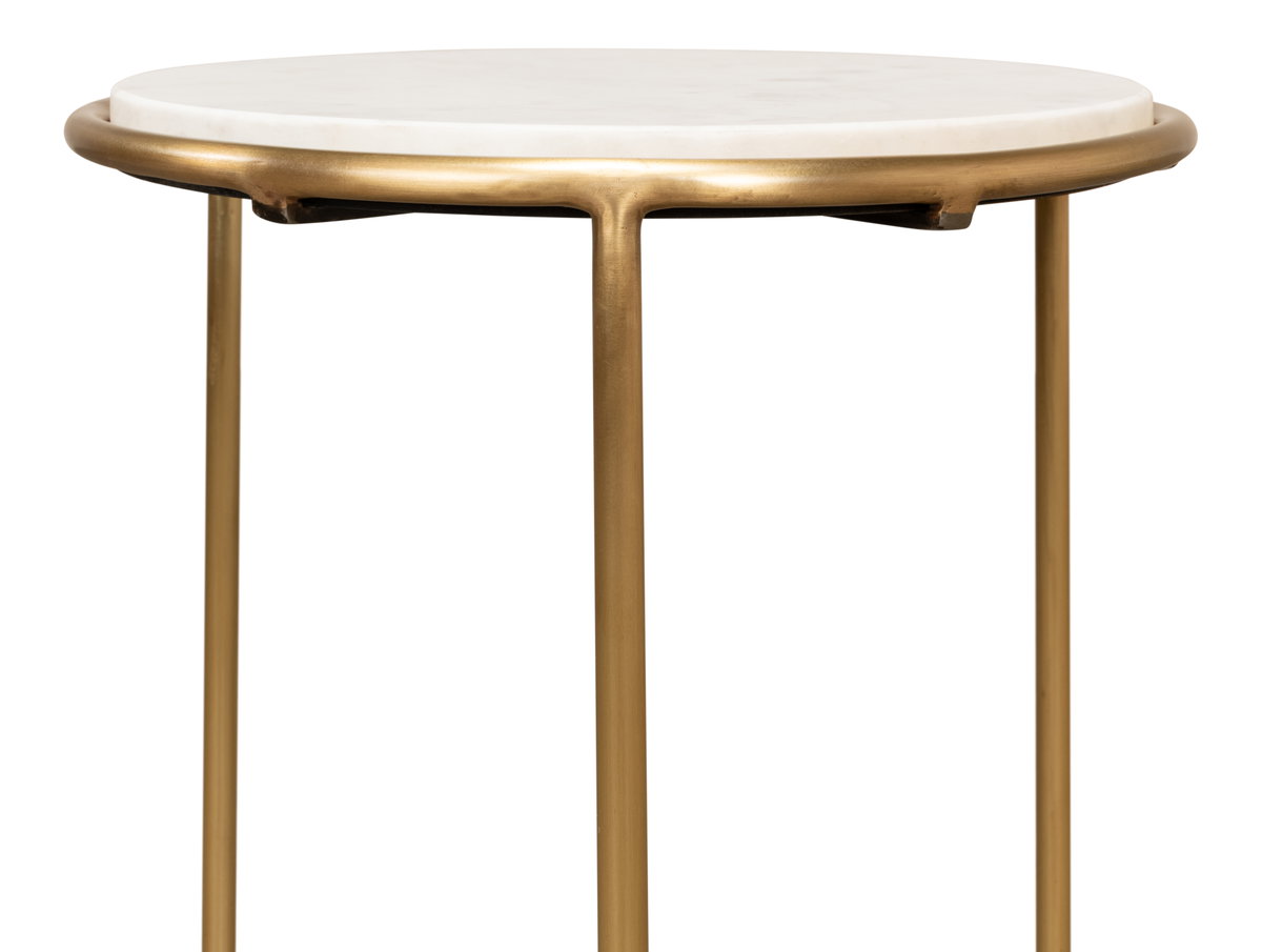 Side Table, by Sarreid, 1'2" length x 1'2" width x 1'10" height View 3