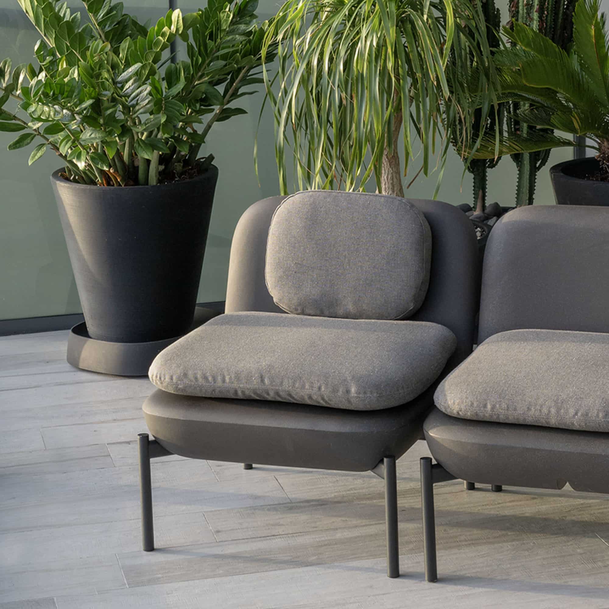 Inou Elements Lounge Chair, Outdoor Furniture by Crescent Garden, 2'1.3" width x 1'4.4" height x 2'3.8" depth View 4