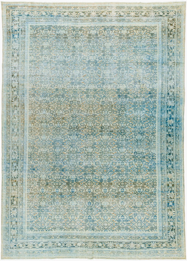 Antique One of a Kind Handmade Rug, by Surya, 11'3" length x 8'2" width