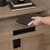 Braxton   Beige Wood with Black Accents 2 Door Accent Cabinet, Cabinets & Chest by Mercana, 33.5" length x 18.5" width x 31.5" height thumbnail 3
