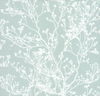 Budding Branch Silhouette Blue Wallpaper thumbnail 0